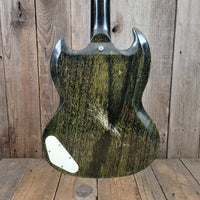 SOLD - Dwight Juke by Clive Brown SG Jr style Korina custom build - Mahar's Vintage Guitars