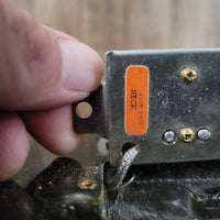 SOLD - Dwight Juke by Clive Brown SG Jr style Korina custom build - Mahar's Vintage Guitars