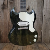 SOLD - Dwight Juke by Clive Brown SG Jr style Korina custom build - Mahar's Vintage Guitars
