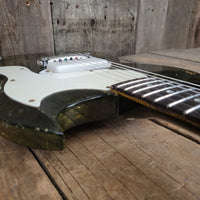 SOLD - Dwight Juke by Clive Brown SG Jr style Korina custom build - Mahar's Vintage Guitars