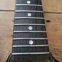 SOLD - Dwight Juke by Clive Brown SG Jr style Korina custom build - Mahar's Vintage Guitars