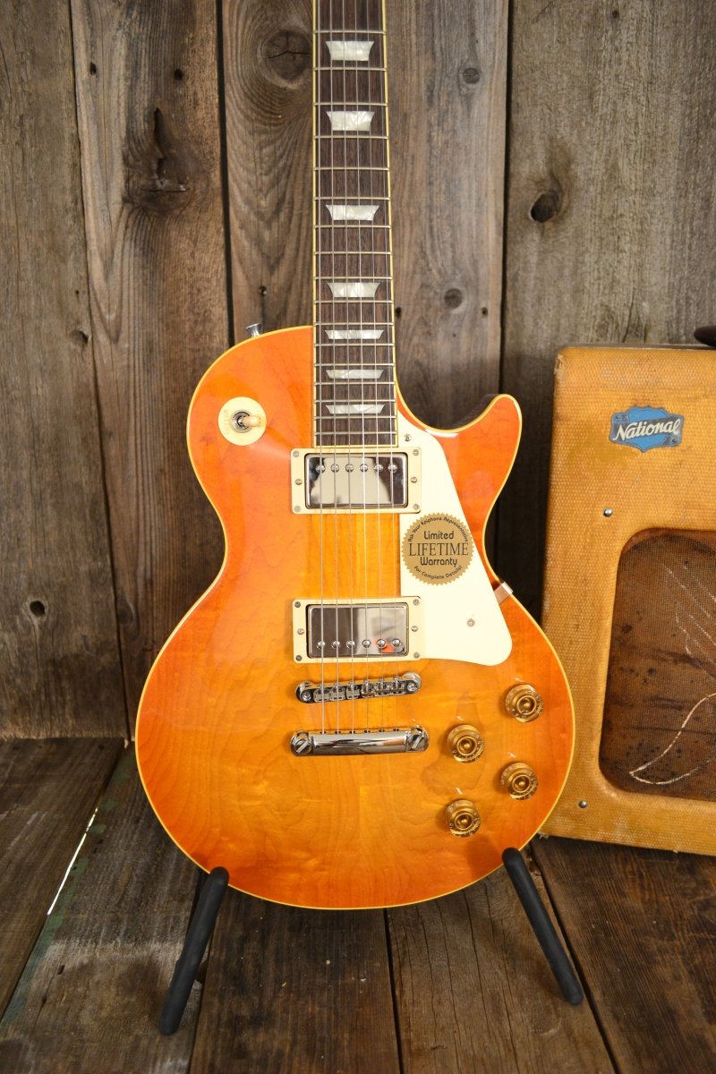 SOLD - Epiphone Elite Les Paul 2003 Flametop Made in Japan - Mahar's Vintage Guitars