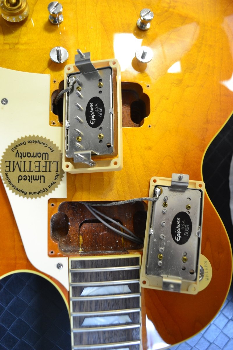 SOLD - Epiphone Elite Les Paul 2003 Flametop Made in Japan - Mahar's Vintage Guitars