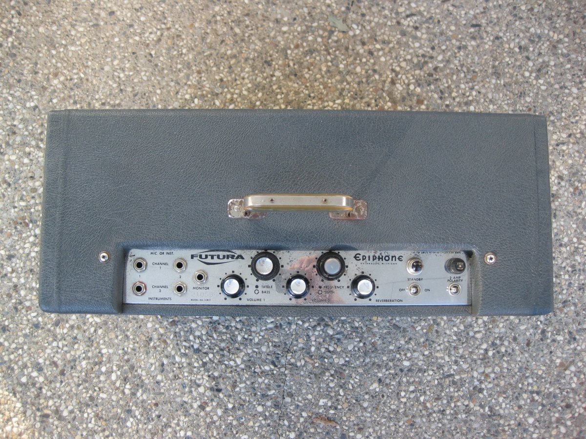 SOLD - Epiphone Futura EA - 12RVT amp 1962 - Mahar's Vintage Guitars