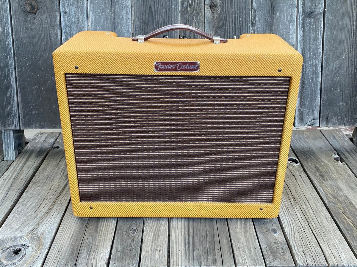 SOLD - Fender '57 Custom Deluxe handwired reissue tweed amp Circa 2012 - Mahar's Vintage Guitars