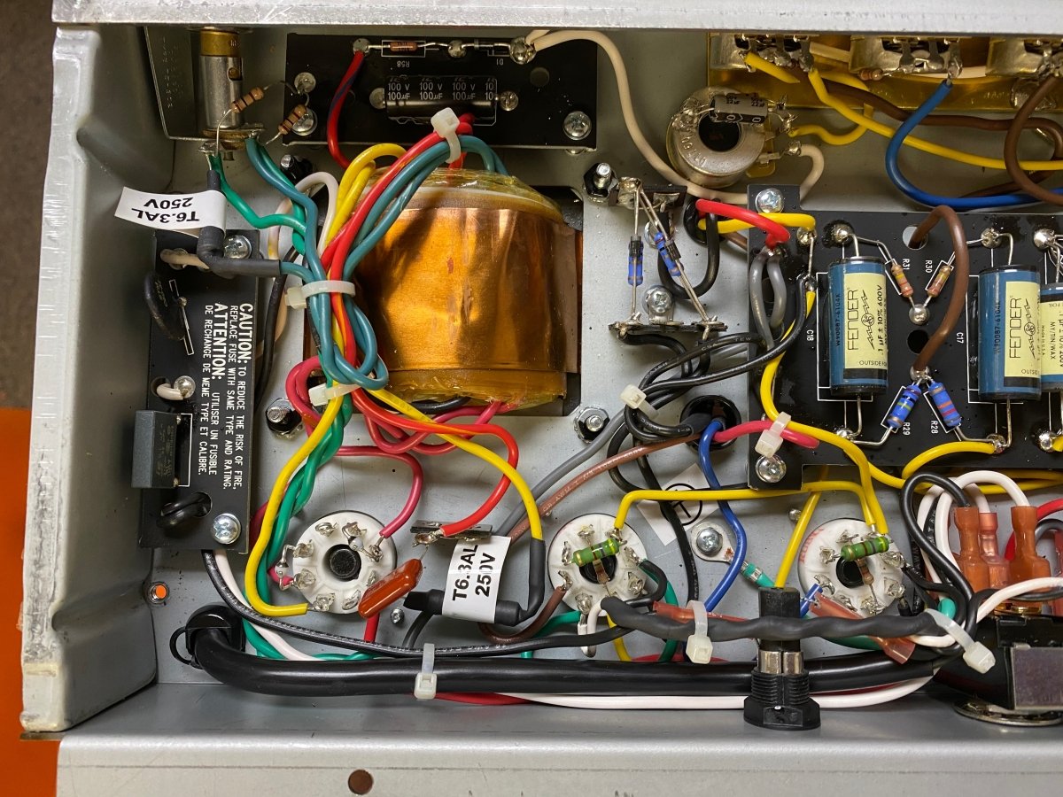 SOLD - Fender 64 Custom Deluxe Reverb guitar amplifier 2018 - Mahar's Vintage Guitars