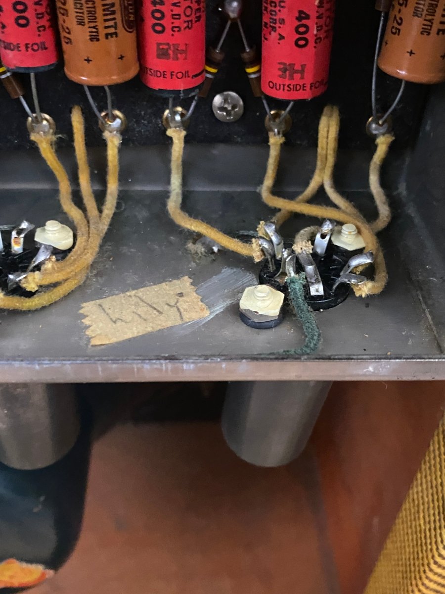 SOLD - Fender Deluxe Amp 5E3 Small Box Tweed Amp 1955 - Mahar's Vintage Guitars