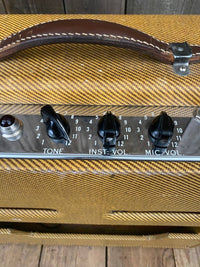 SOLD - Fender Deluxe Amp 5E3 Small Box Tweed Amp 1955 - Mahar's Vintage Guitars