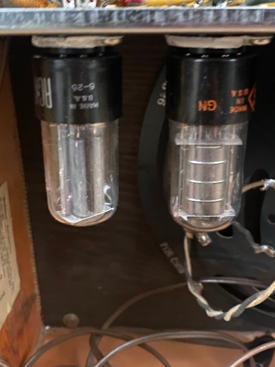 SOLD - Fender Deluxe Amp 5E3 Small Box Tweed Amp 1955 - Mahar's Vintage Guitars