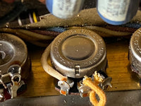 SOLD - Fender Deluxe Amp Pre CBS 1965 Blackface Orig Chassis, Repro Cab - Mahar's Vintage Guitars