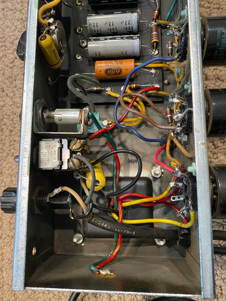 SOLD - Fender Harvard 5F10 1958 - Mahar's Vintage Guitars