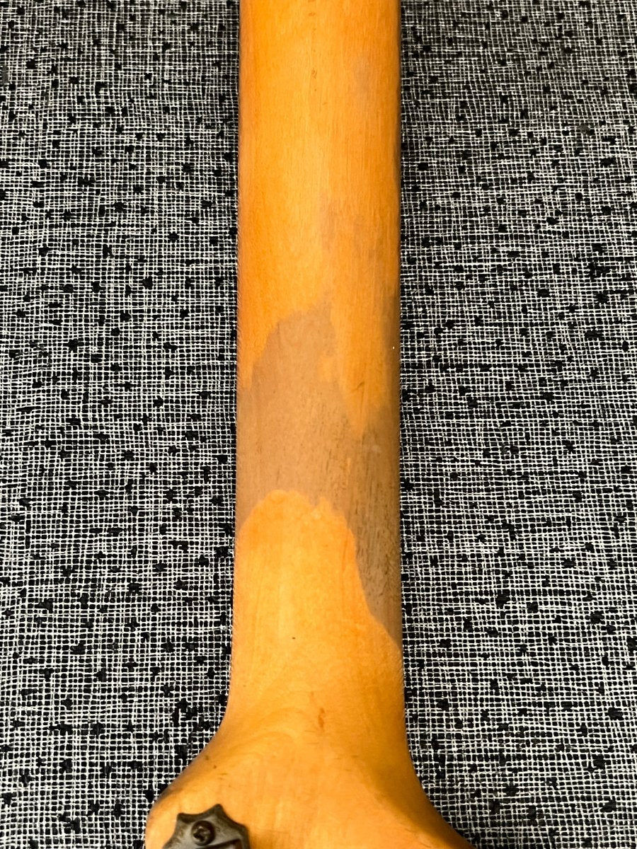 SOLD - Fender Mustang Olympic White 1965 A neck with unique fretboard - Mahar's Vintage Guitars