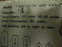 SOLD - Fender Princeton Reverb 1965 Pre CBS - Mahar's Vintage Guitars