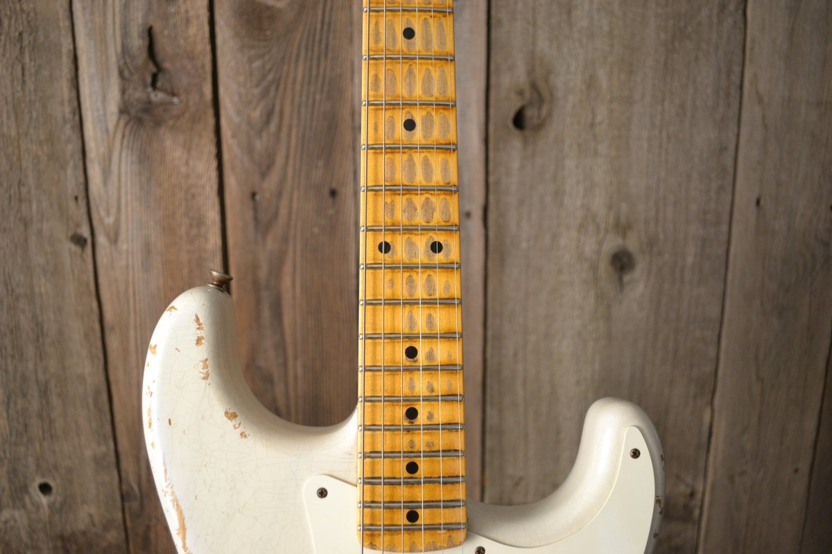 SOLD - Fender Stratocaster 1957 Heavy Relic 2010 - 6 pounds 15 ounces! - Mahar's Vintage Guitars