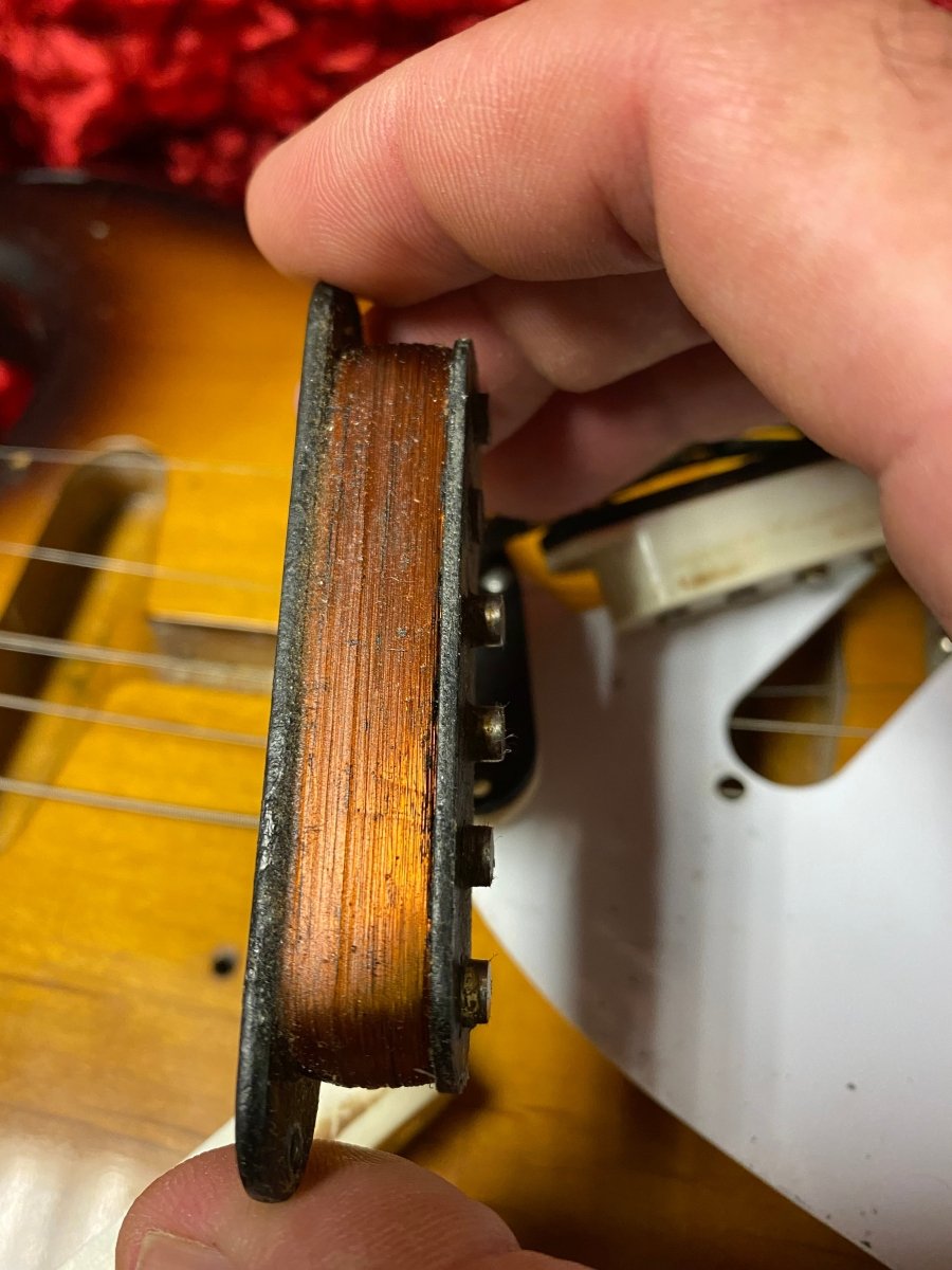 SOLD - Fender Stratocaster 1957 Old body refin - Mahar's Vintage Guitars