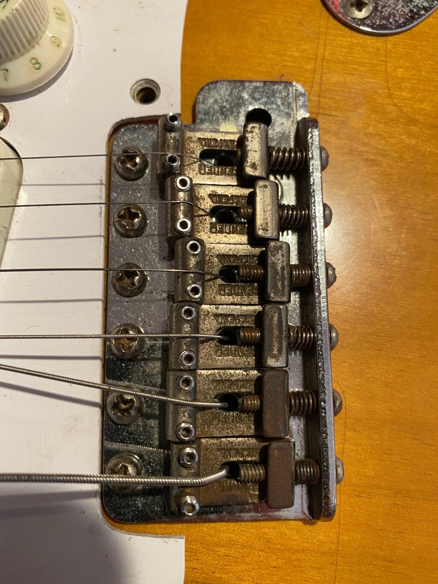 SOLD - Fender Stratocaster 1957 Old body refin - Mahar's Vintage Guitars