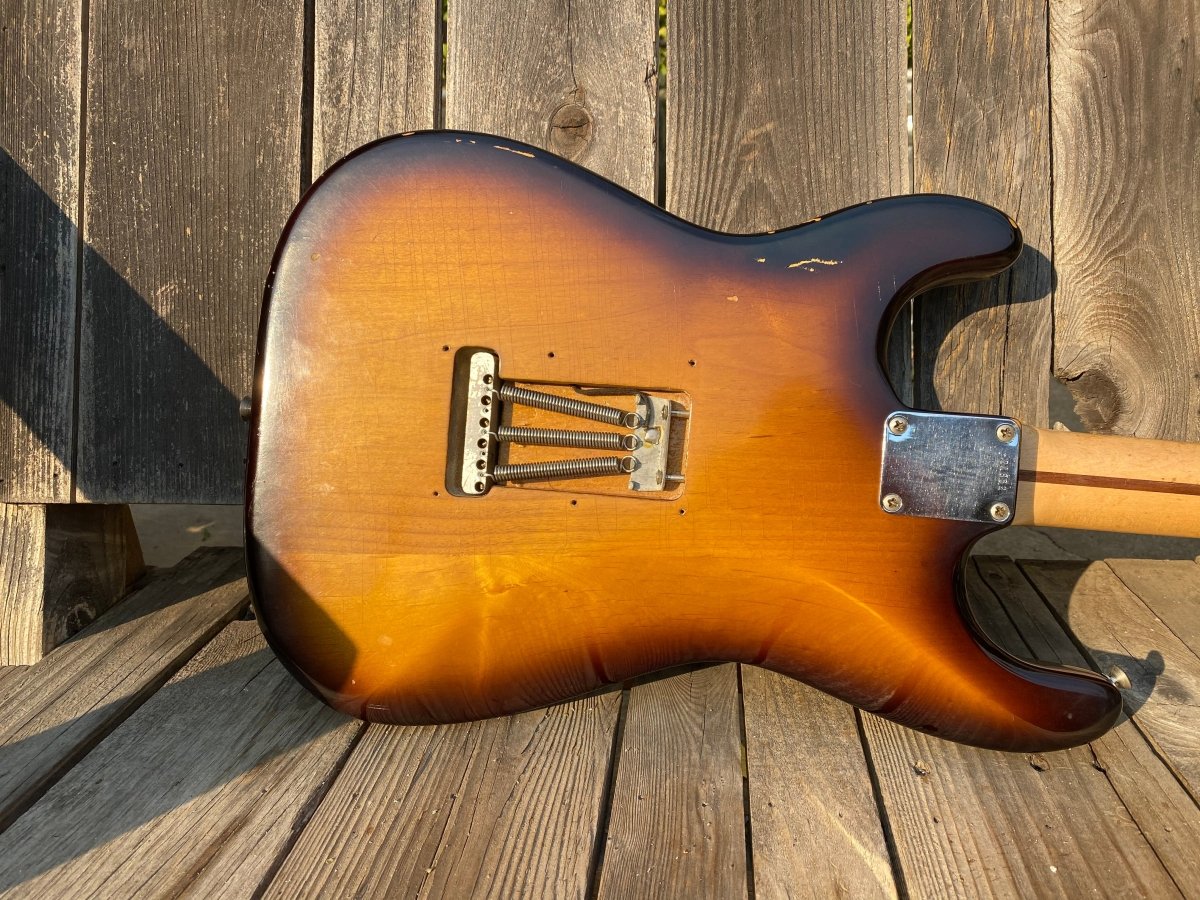 SOLD - Fender Stratocaster 1957 Old body refin - Mahar's Vintage Guitars