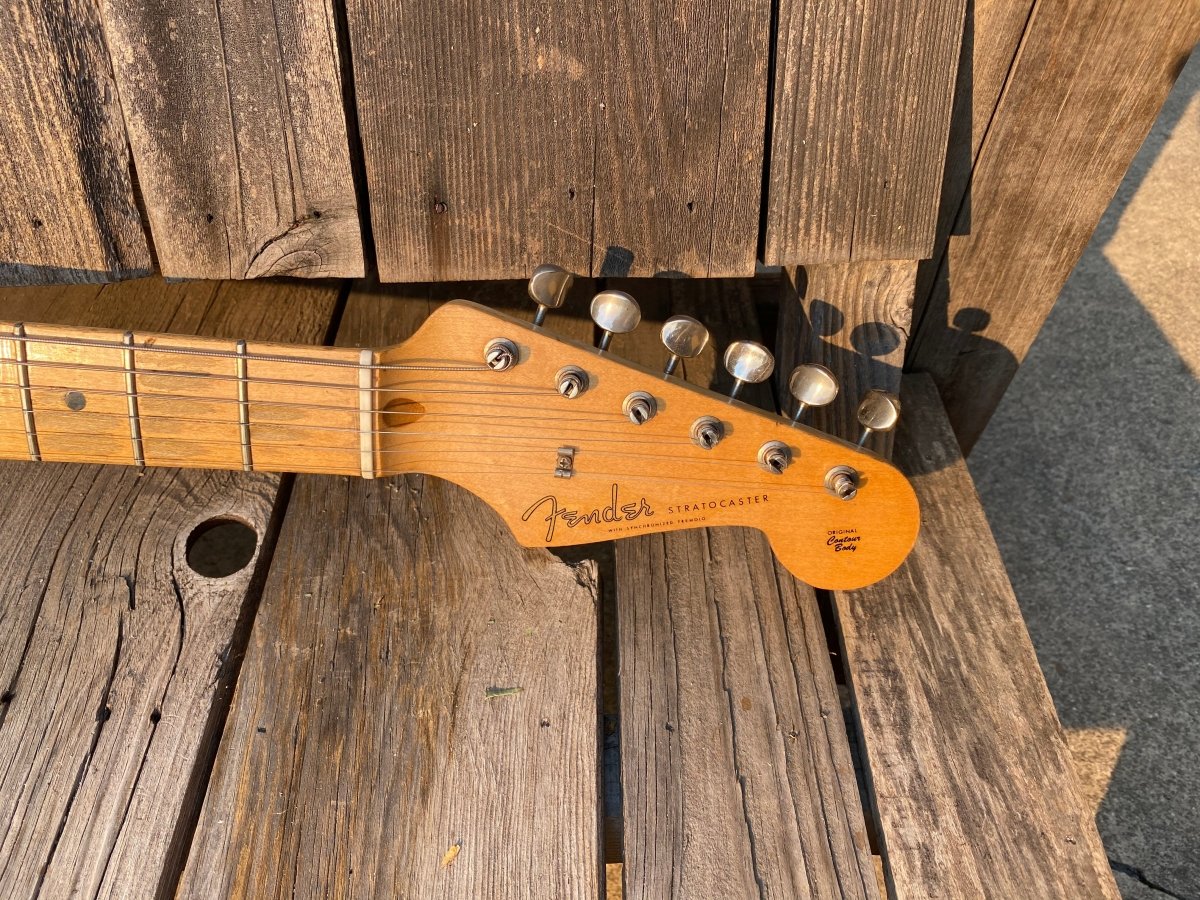 SOLD - Fender Stratocaster 1957 Old body refin - Mahar's Vintage Guitars