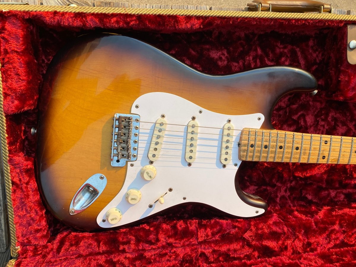 SOLD - Fender Stratocaster 1957 Old body refin - Mahar's Vintage Guitars
