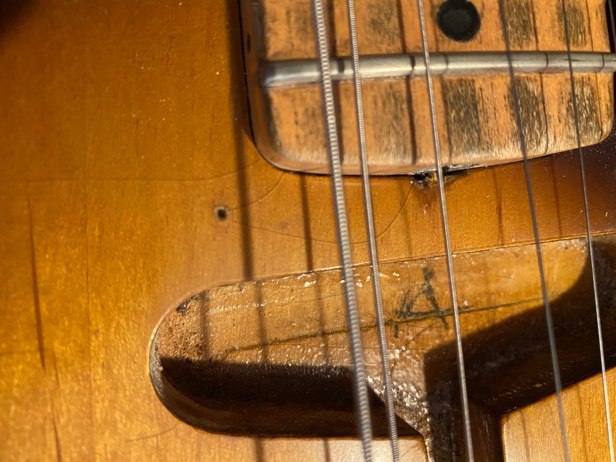 SOLD - Fender Stratocaster 1957 Old body refin - Mahar's Vintage Guitars