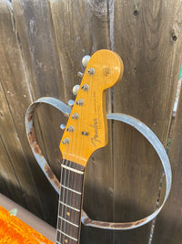 SOLD - Fender Stratocaster 1961 Journeyman Relic Shell Pink 2019 - Mahar's Vintage Guitars