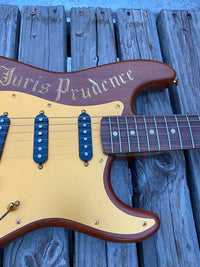 SOLD - Fender Stratocaster Custom Shop One - Off George Amicay Hand Carved - Mahar's Vintage Guitars