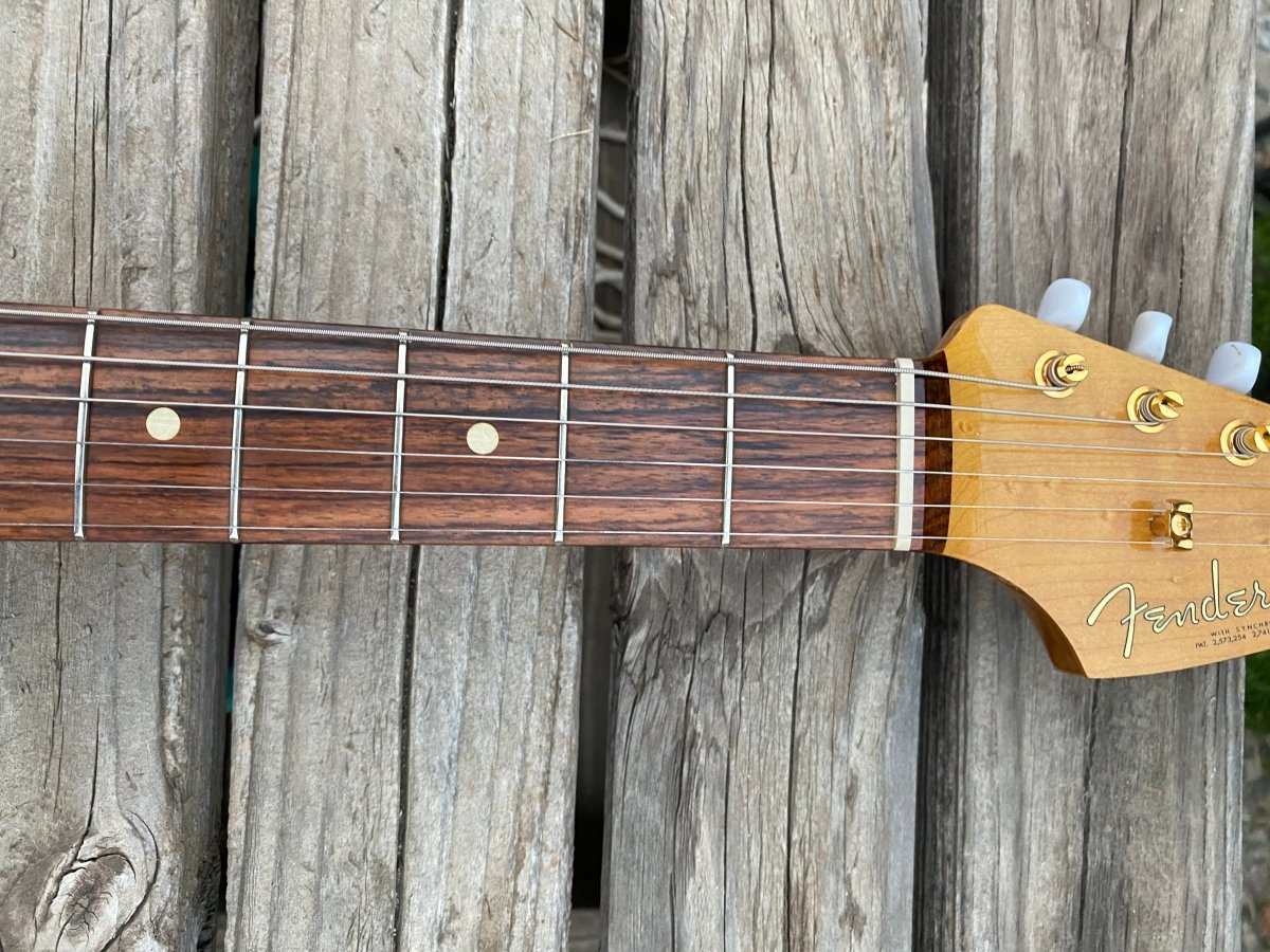SOLD - Fender Stratocaster Custom Shop One - Off George Amicay Hand Carved - Mahar's Vintage Guitars