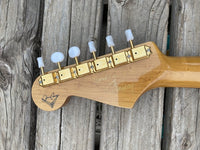 SOLD - Fender Stratocaster Custom Shop One - Off George Amicay Hand Carved - Mahar's Vintage Guitars