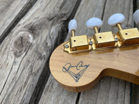 SOLD - Fender Stratocaster Custom Shop One - Off George Amicay Hand Carved - Mahar's Vintage Guitars