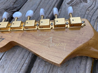 SOLD - Fender Stratocaster Custom Shop One - Off George Amicay Hand Carved - Mahar's Vintage Guitars