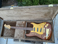 SOLD - Fender Stratocaster Custom Shop One - Off George Amicay Hand Carved - Mahar's Vintage Guitars