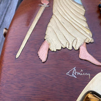 SOLD - Fender Stratocaster Custom Shop One - Off George Amicay Hand Carved - Mahar's Vintage Guitars