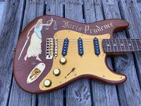 SOLD - Fender Stratocaster Custom Shop One - Off George Amicay Hand Carved - Mahar's Vintage Guitars