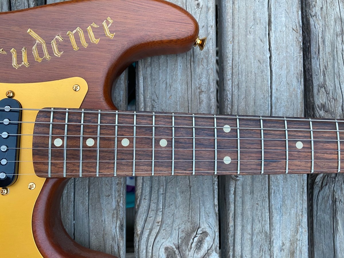 SOLD - Fender Stratocaster Custom Shop One - Off George Amicay Hand Carved - Mahar's Vintage Guitars