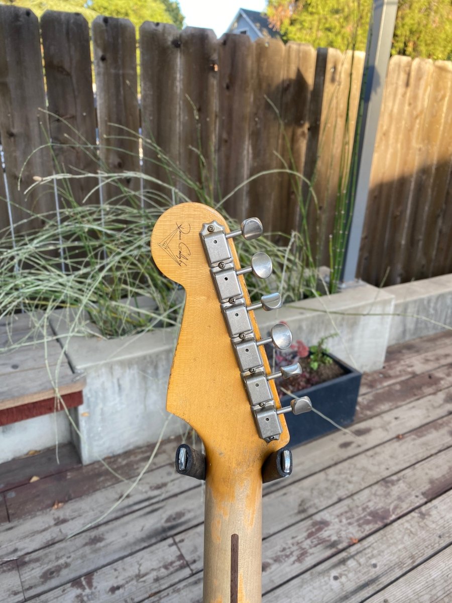 SOLD - Fender Stratocaster Dennis Galuszka Masterbuilt Custom Shop '57 Relic 2018 - Mahar's Vintage Guitars
