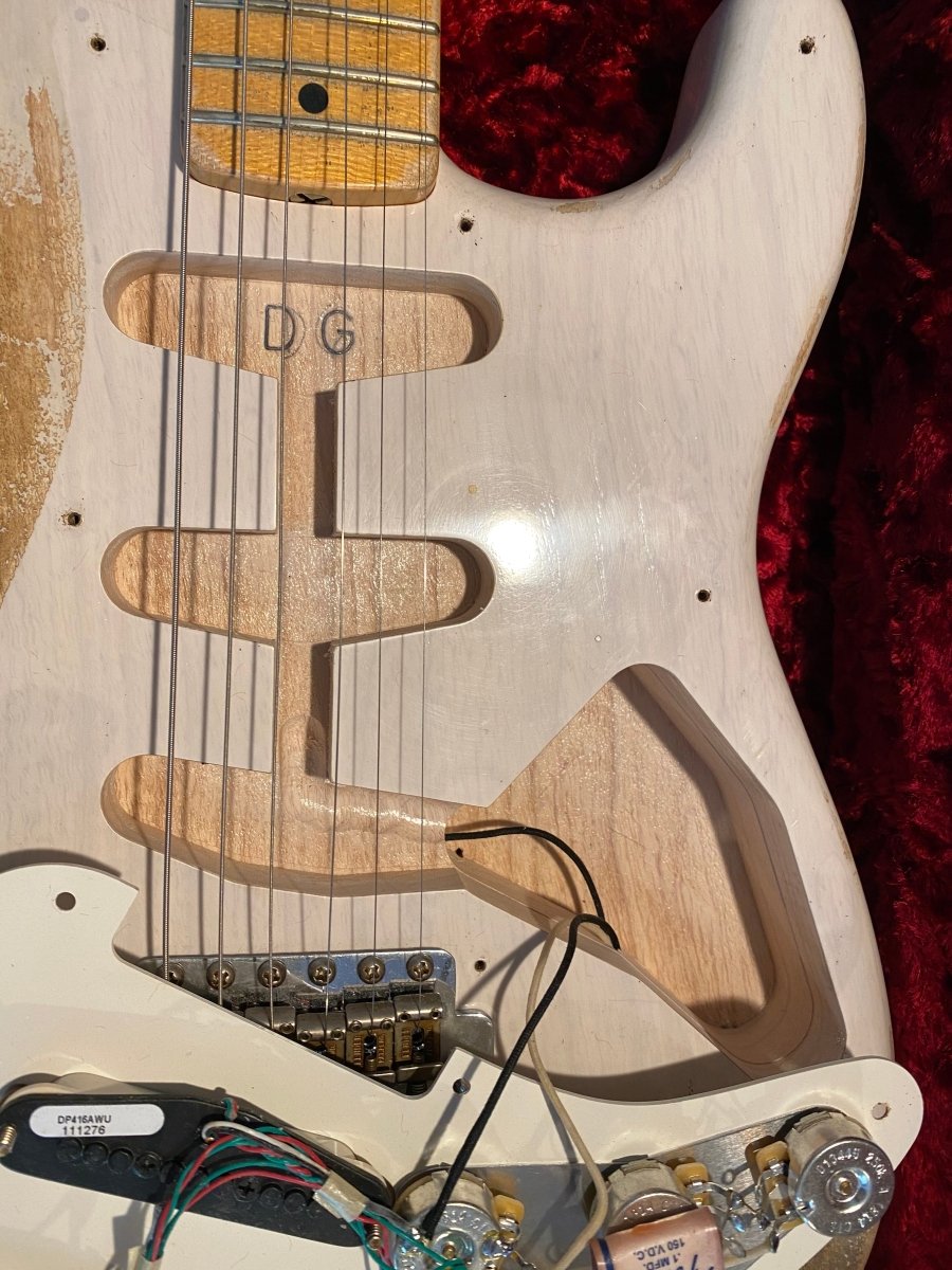 SOLD - Fender Stratocaster Dennis Galuszka Masterbuilt Custom Shop '57 Relic 2018 - Mahar's Vintage Guitars
