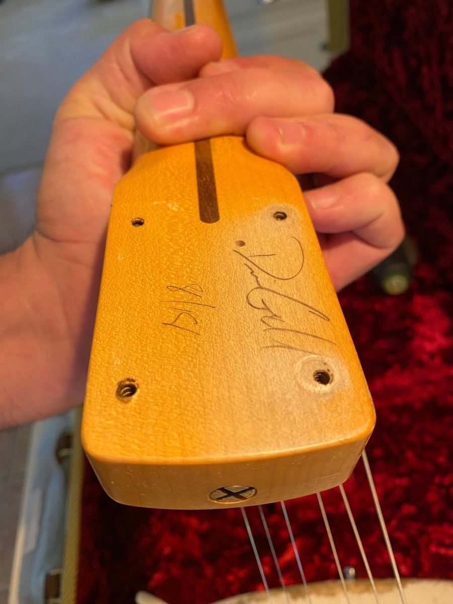 SOLD - Fender Stratocaster Dennis Galuszka Masterbuilt Custom Shop '57 Relic 2018 - Mahar's Vintage Guitars