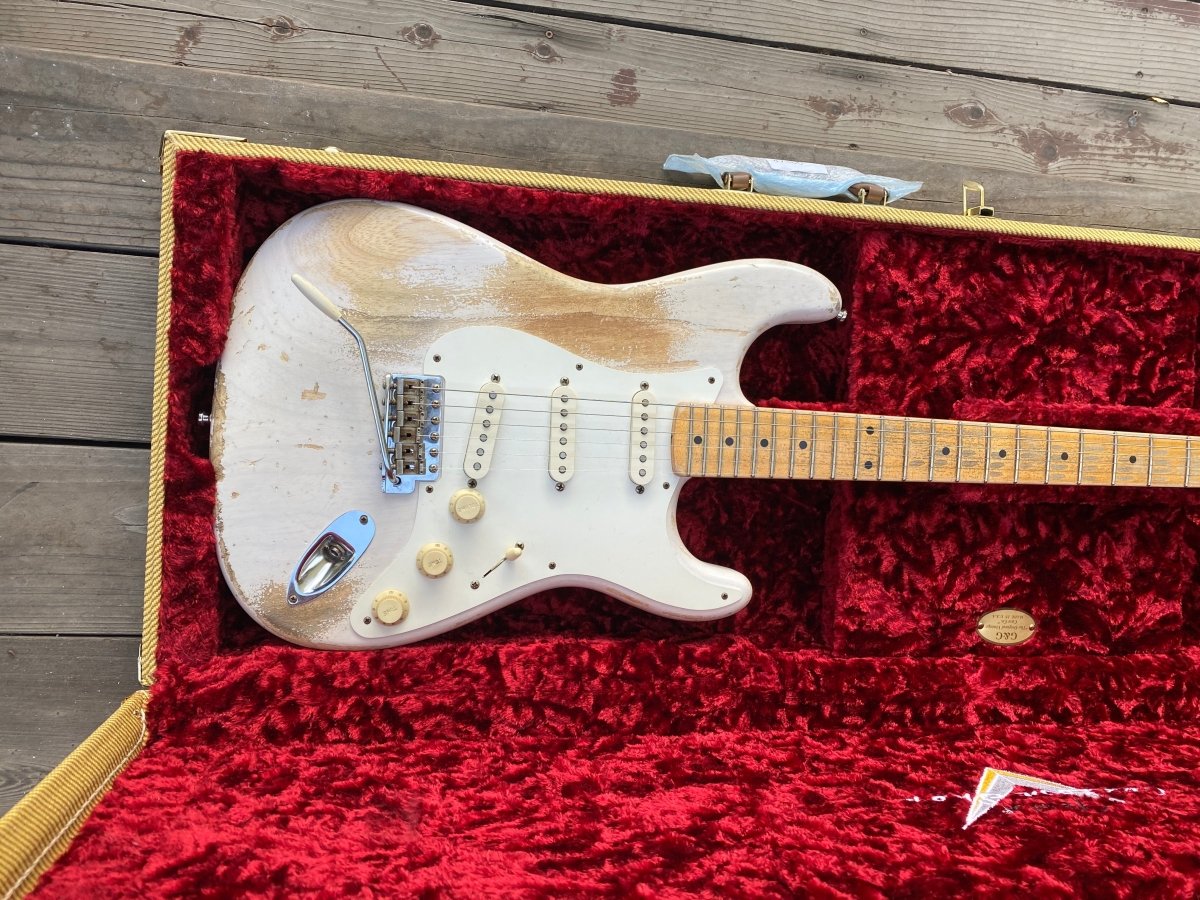 SOLD - Fender Stratocaster Dennis Galuszka Masterbuilt Custom Shop '57 Relic 2018 - Mahar's Vintage Guitars