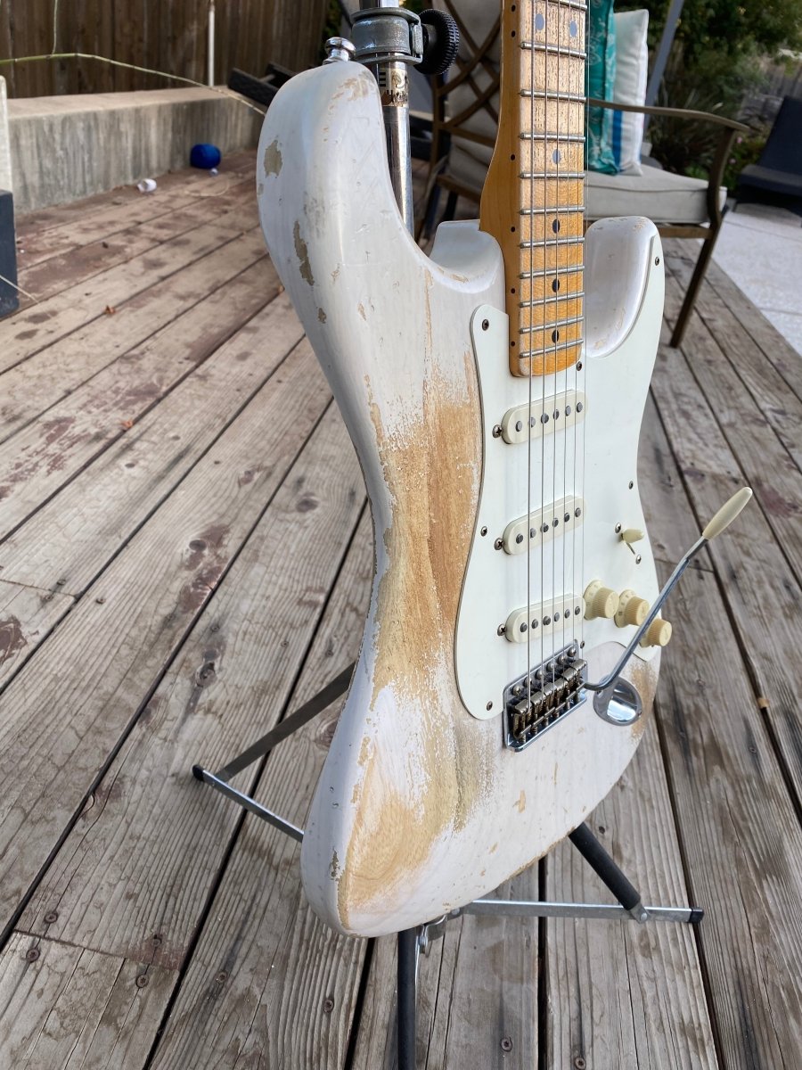 SOLD - Fender Stratocaster Dennis Galuszka Masterbuilt Custom Shop '57 Relic 2018 - Mahar's Vintage Guitars