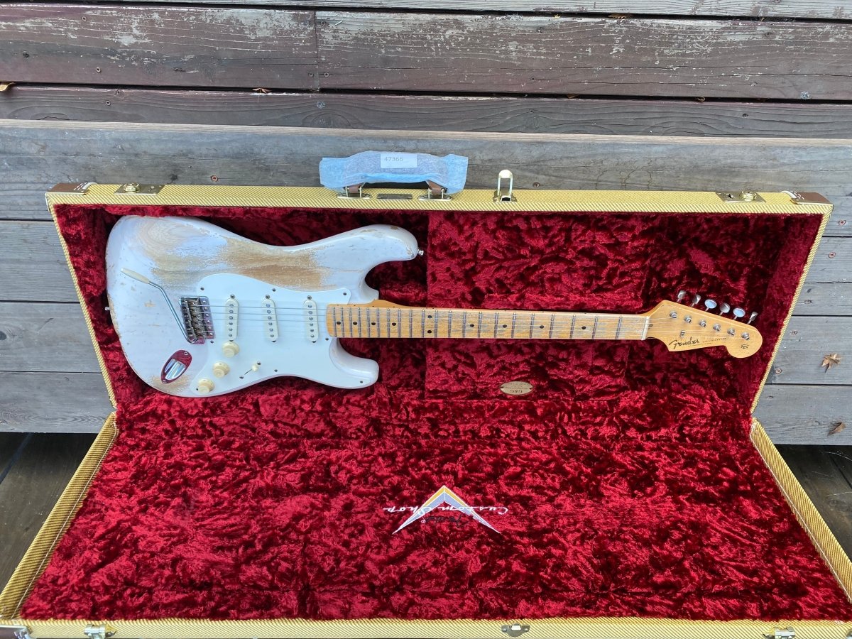 SOLD - Fender Stratocaster Dennis Galuszka Masterbuilt Custom Shop '57 Relic 2018 - Mahar's Vintage Guitars