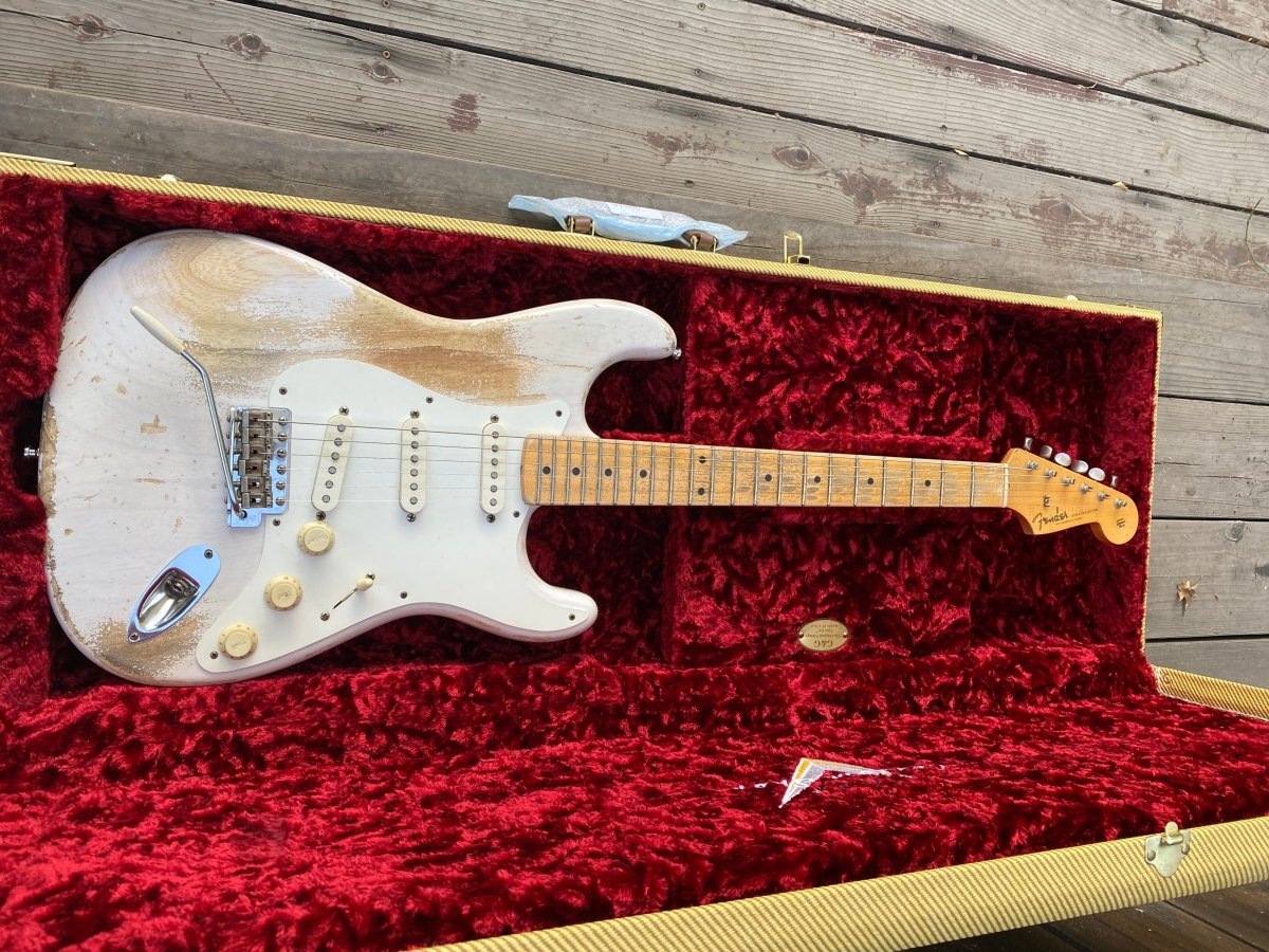 SOLD - Fender Stratocaster Dennis Galuszka Masterbuilt Custom Shop '57 Relic 2018 - Mahar's Vintage Guitars