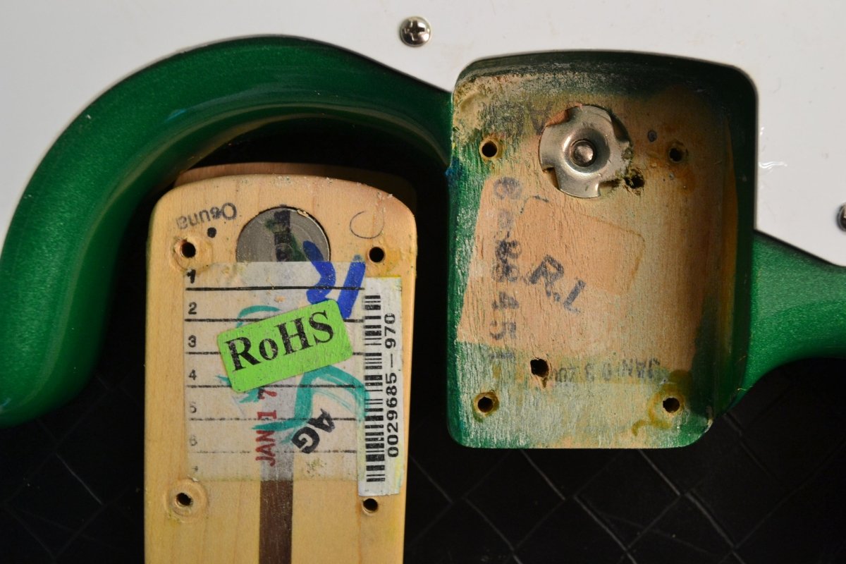 SOLD - Fender Stratocaster Eric Clapton Signature Metallic Green NOS 2006 - Mahar's Vintage Guitars