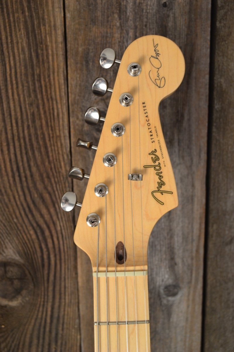 SOLD - Fender Stratocaster Eric Clapton Signature Metallic Green NOS 2006 - Mahar's Vintage Guitars