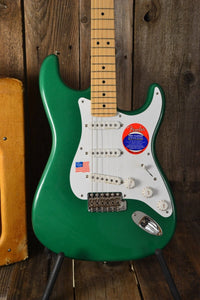 SOLD - Fender Stratocaster Eric Clapton Signature Metallic Green NOS 2006 - Mahar's Vintage Guitars