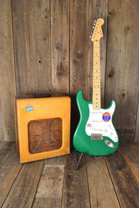 SOLD - Fender Stratocaster Eric Clapton Signature Metallic Green NOS 2006 - Mahar's Vintage Guitars