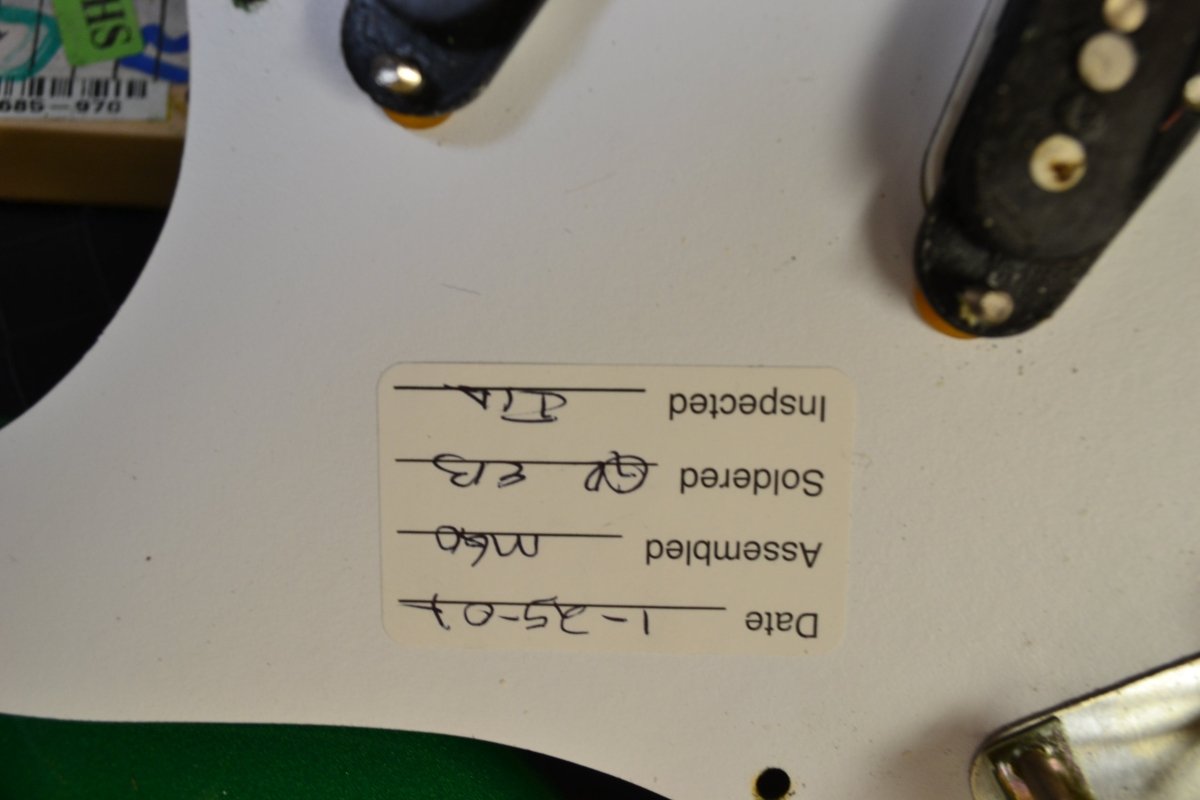 SOLD - Fender Stratocaster Eric Clapton Signature Metallic Green NOS 2006 - Mahar's Vintage Guitars