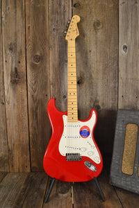 SOLD - Fender Stratocaster Eric Clapton Signature Torino Red MINT NOS 2004 - Mahar's Vintage Guitars