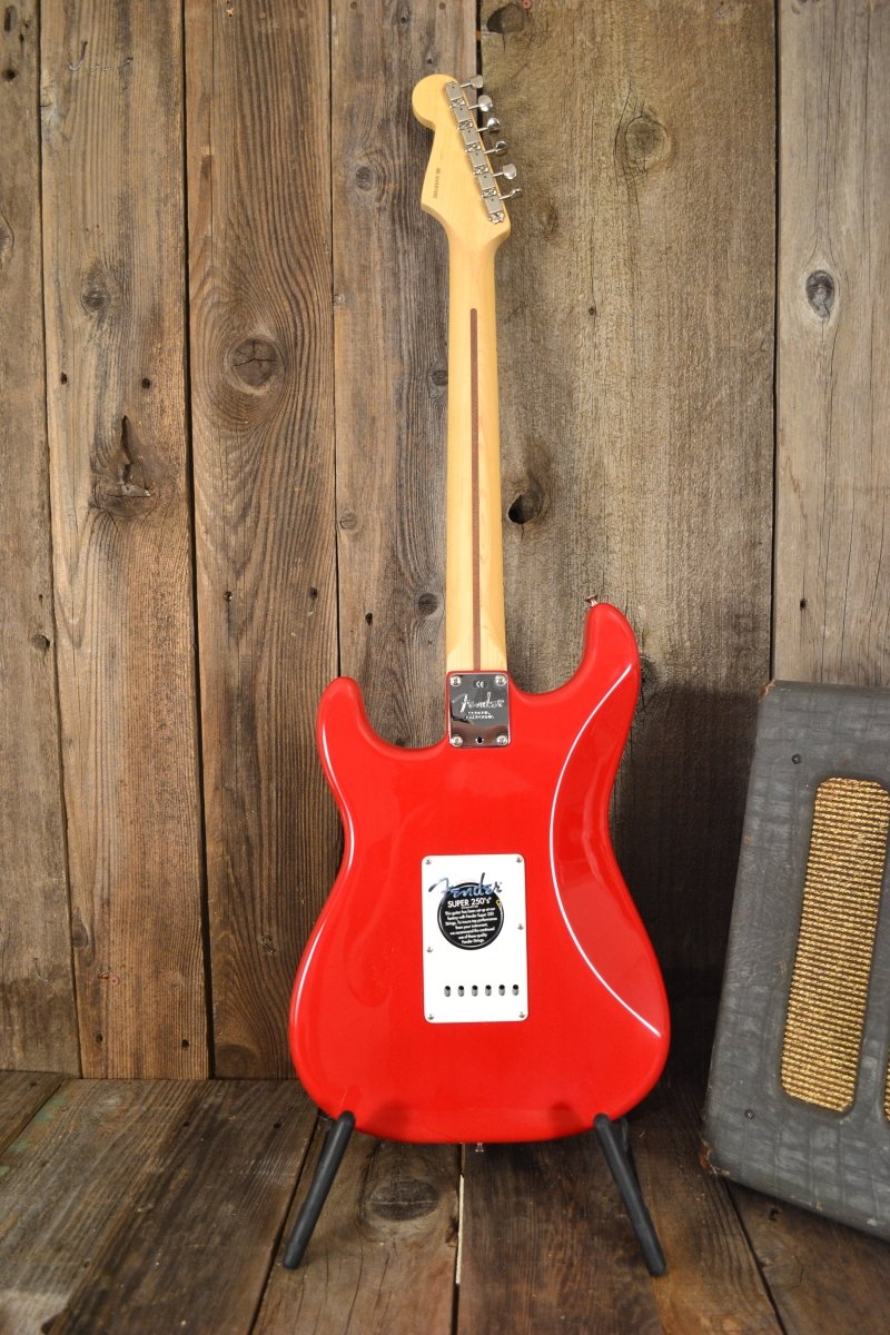 SOLD - Fender Stratocaster Eric Clapton Signature Torino Red MINT NOS 2004 - Mahar's Vintage Guitars