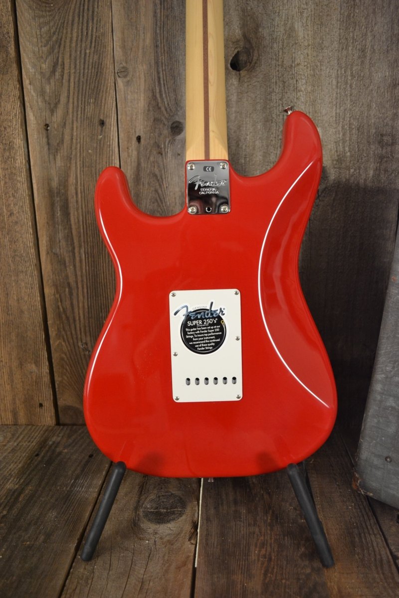 SOLD - Fender Stratocaster Eric Clapton Signature Torino Red MINT NOS 2004 - Mahar's Vintage Guitars