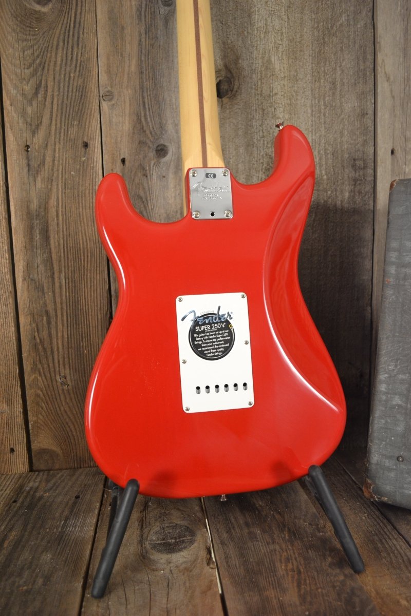 SOLD - Fender Stratocaster Eric Clapton Signature Torino Red MINT NOS 2004 - Mahar's Vintage Guitars
